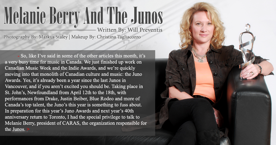 The Junos With Melanie Berry